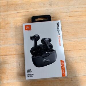 JBL Vibe Beam Wireless Earbuds - Black